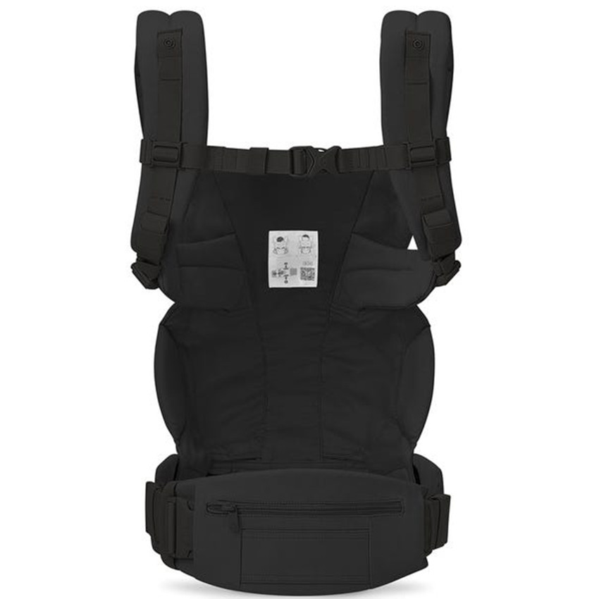 Porte bébé Omni Deluxe 4 positions coton Onyx Black 