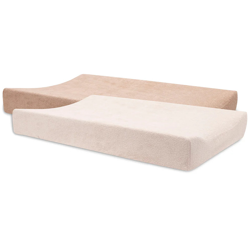Housse matelas à langer éponge 2 unités 50x70cm Blush/Wild Rose 