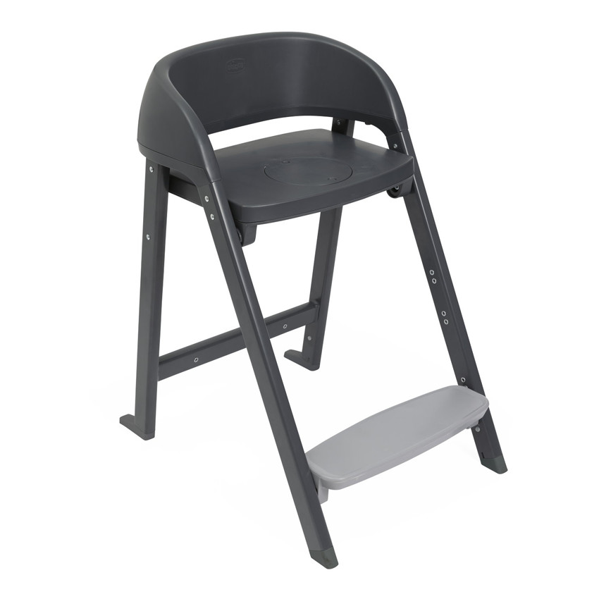 Chaise haute évolutive Crescendo Up Etna Black Re_Lux 