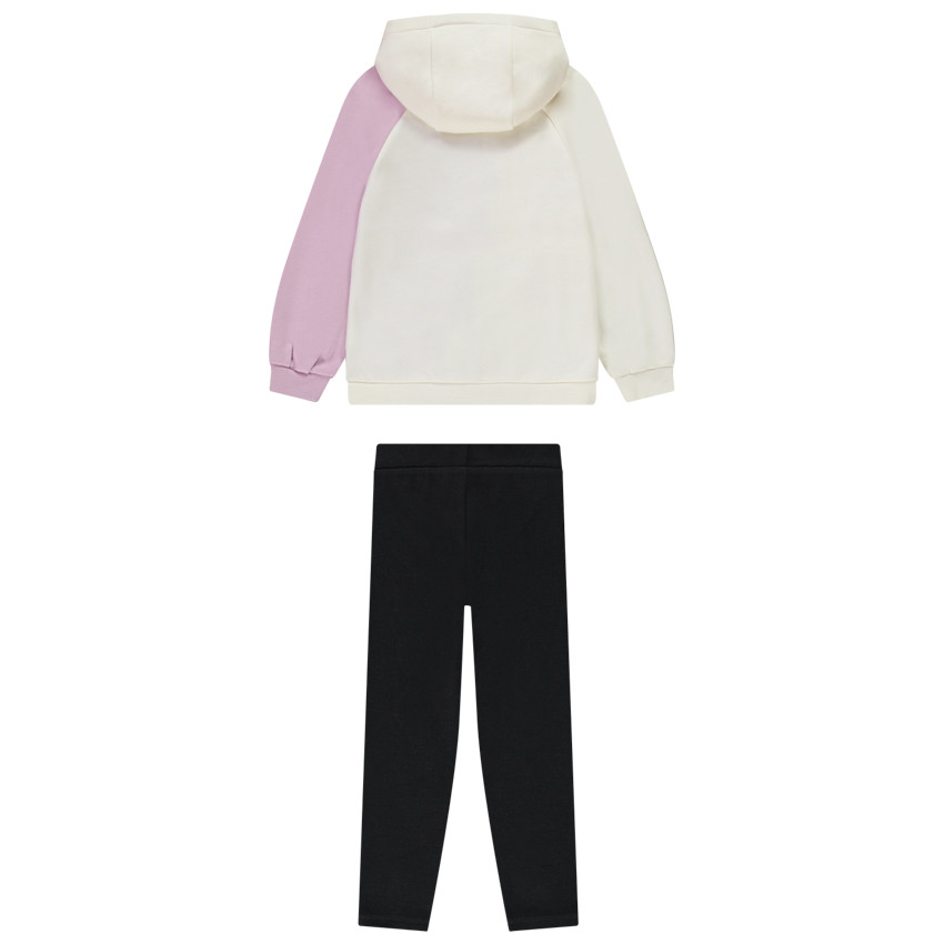 Ensemble jogging avec sweat effet color block pour fille 