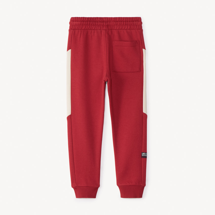 Jogging molleton à bandes pour garçon 