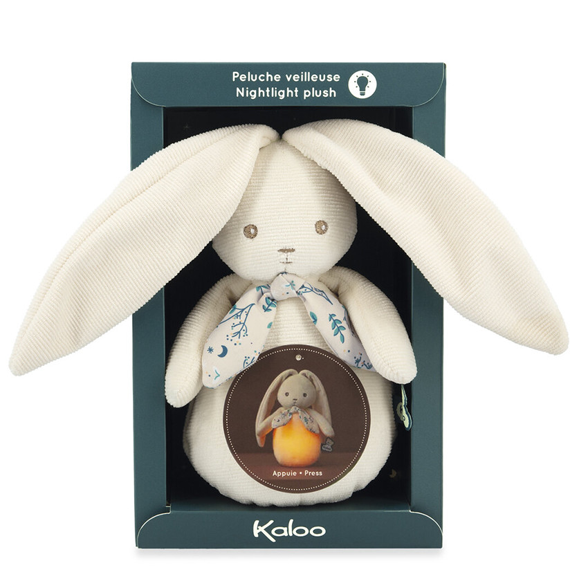 Veilleuse peluche Nomade Lapin Crème 