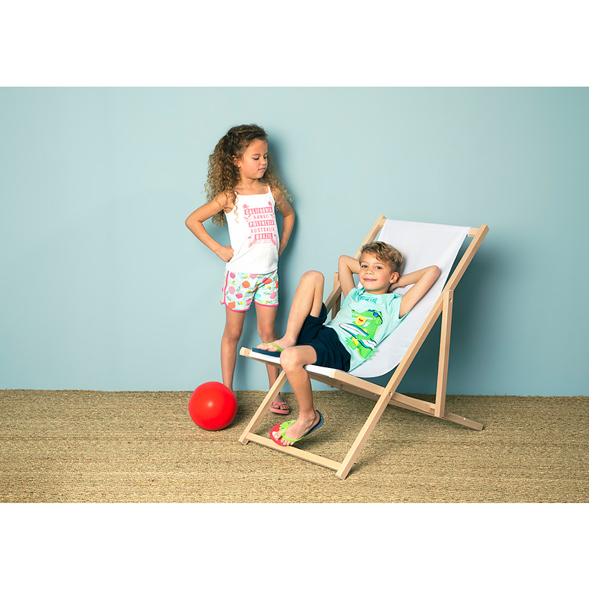 Short en jersey imprimé pour fille 