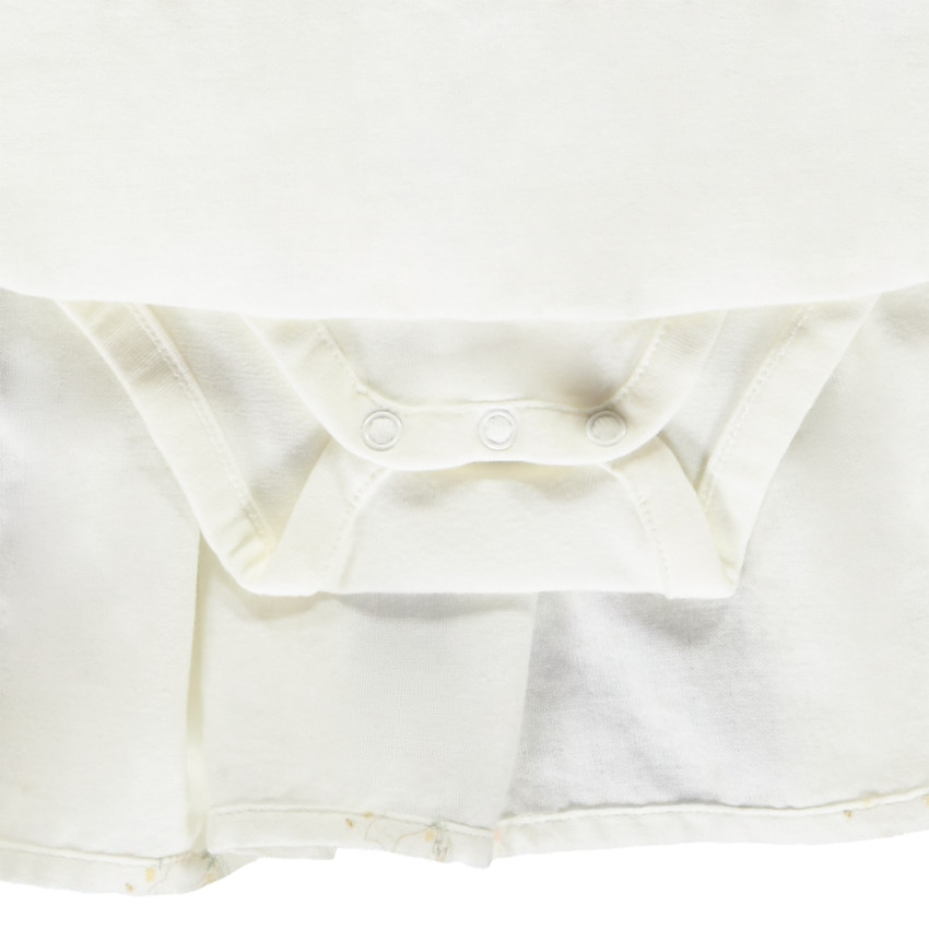 Robe body manches longues effet 2 en 1 pour bébé fille 