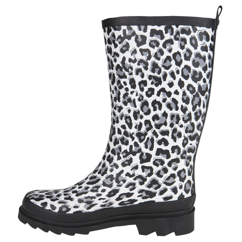 Bottes de pluies imprimées léopard 