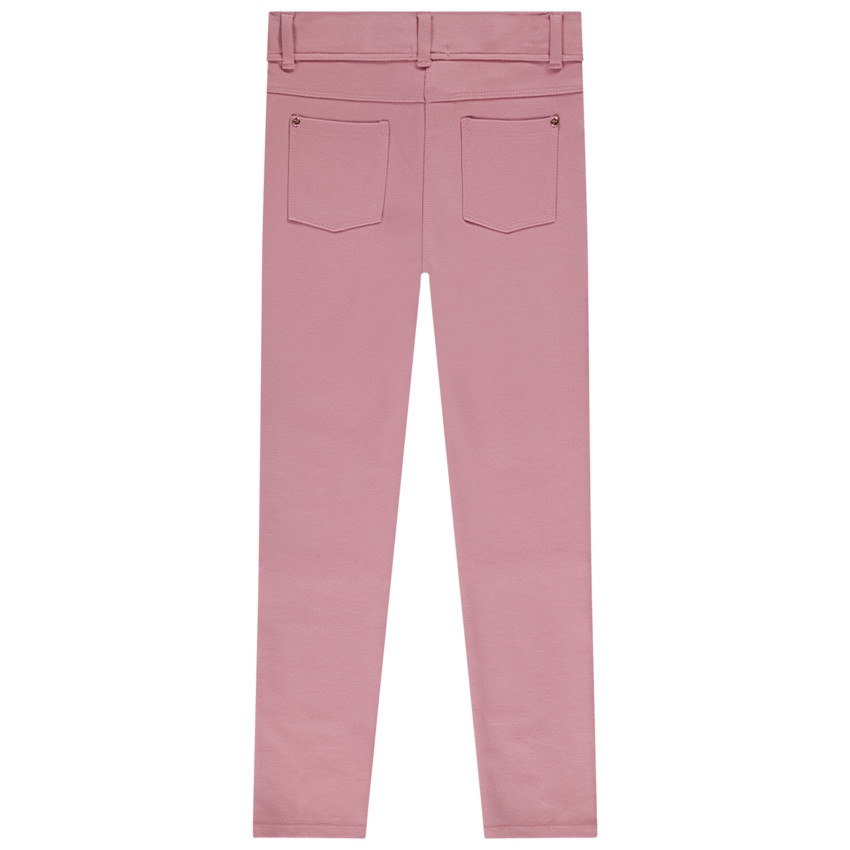Pantalon skinny esprit équitation pour fille 