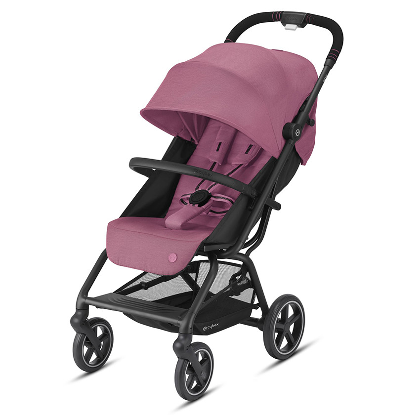 Poussette Eezy S + 2 - Châssis Black / Siège Magnolia Pink 