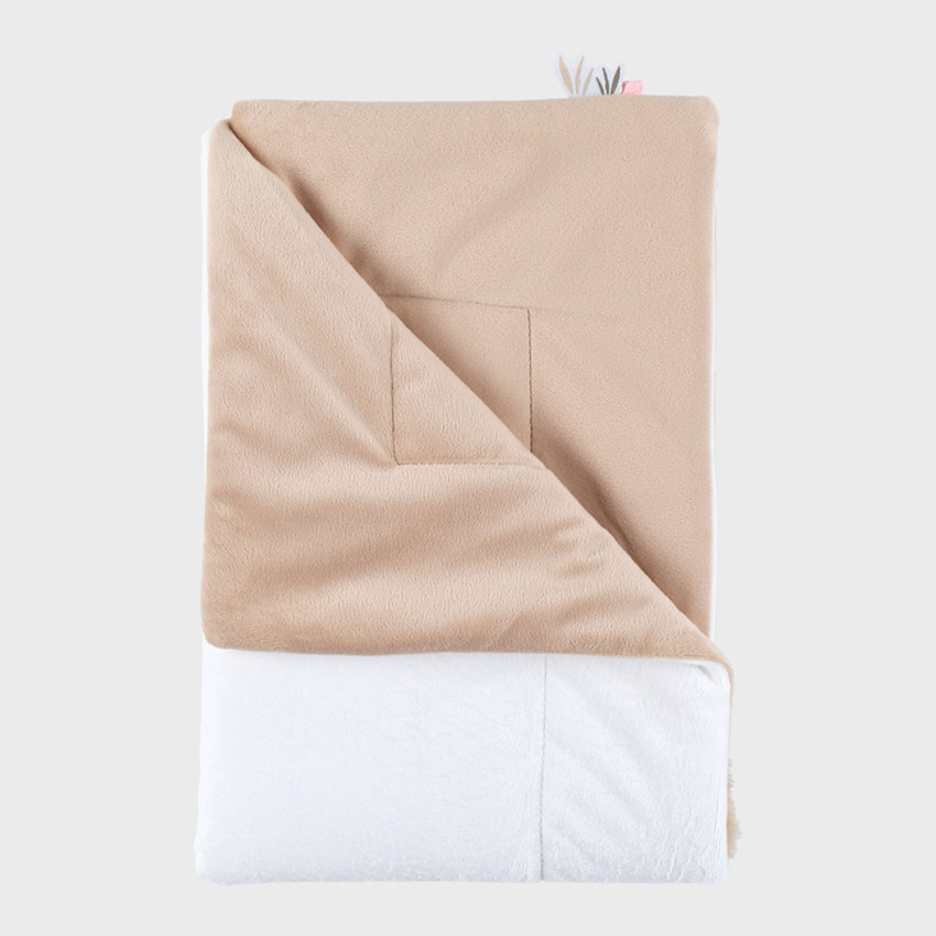 Couverture veloudoux 75x100cm Fluffy Orso Lily Ecru 