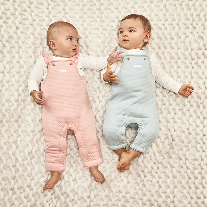 Ensemble 2 pieces avec salopette pour bebe fille Orchestra