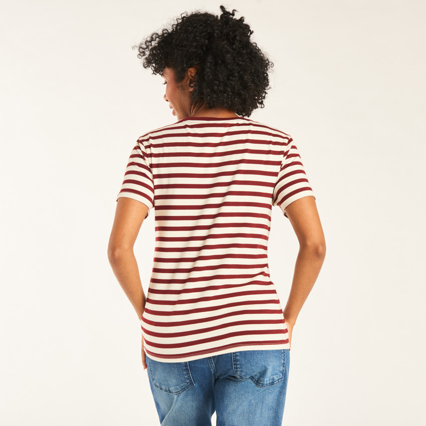 T-shirt manches courtes d'allaitement pour femme 
