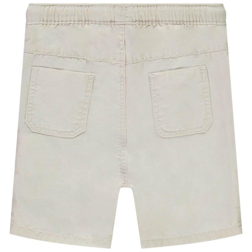 Bermuda uni en toile pour bébé garçon 