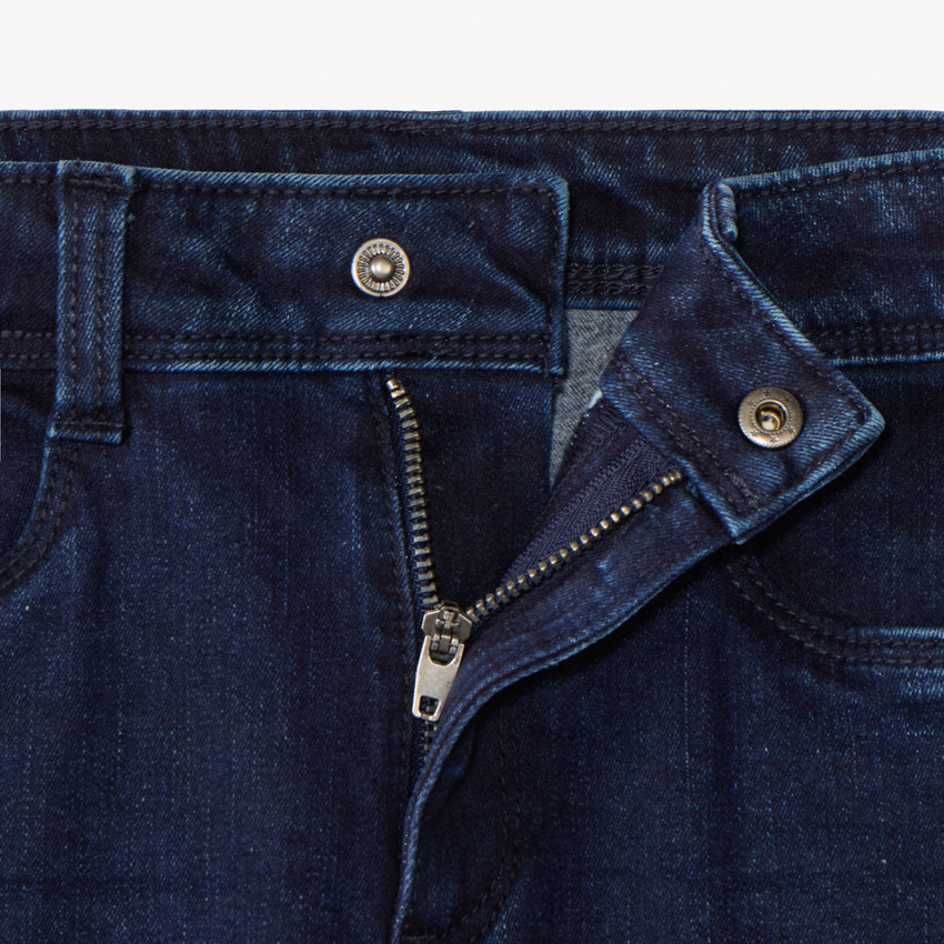 Jean droit avec motif en relief pour garçon 