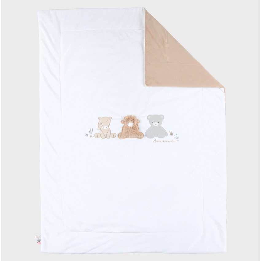 Couverture veloudoux 75x100cm Fluffy Orso Lily Ecru 
