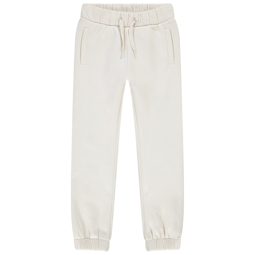 Pantalon de jogging en molleton gratté uni pour fille 