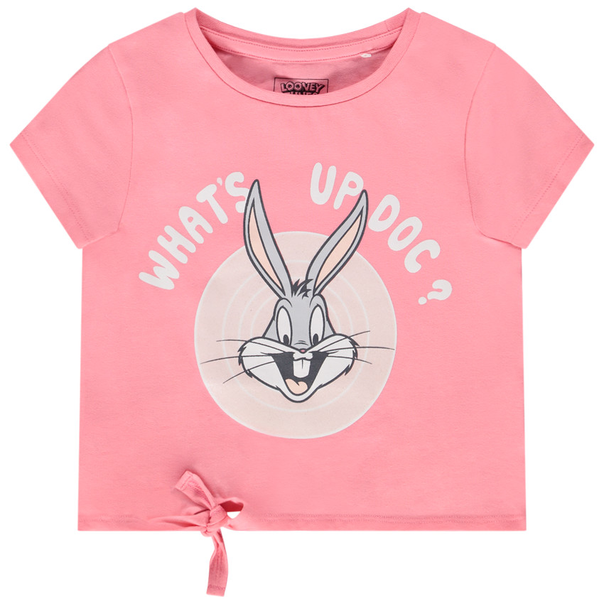 T-shirt manches courtes print Bugs Bunny Warner pour fille 