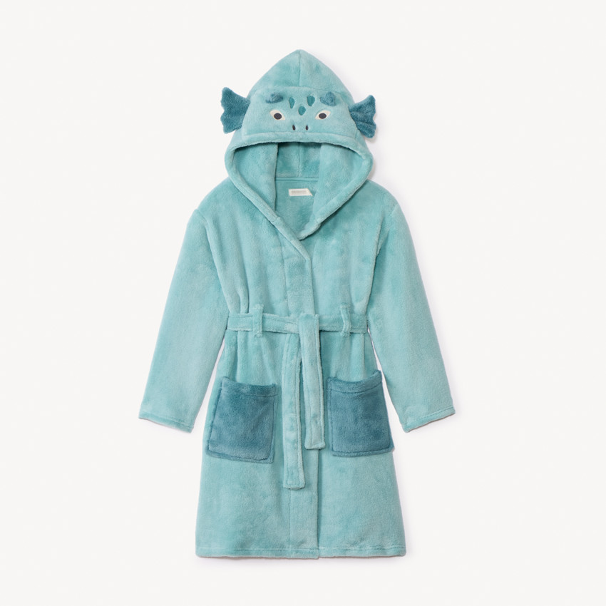 Robe de chambre en sherpa Dragon pour garçon 