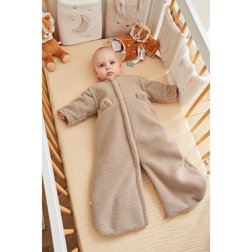 Gigoteuse M&M manches amovibles 70cm Beige  