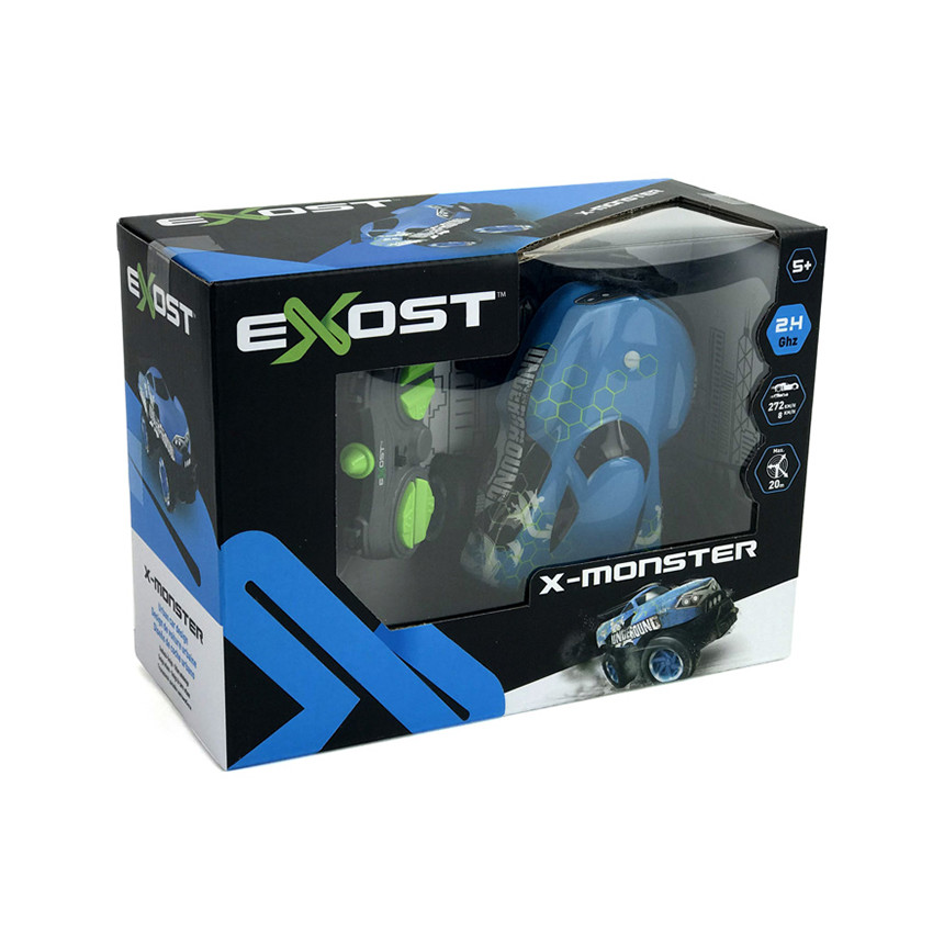 Voiture radiocommandée X-Monster bleu 