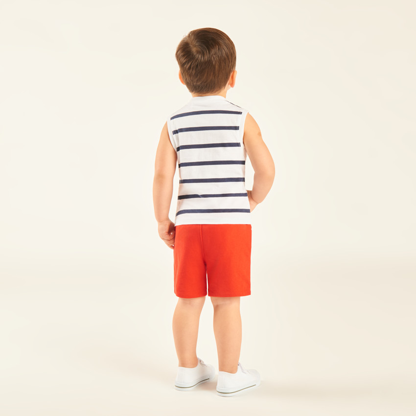 Ensemble court 2 pièces débardeur + short Flash McQueen Cars Disney-Pixar pour bébé garçon 