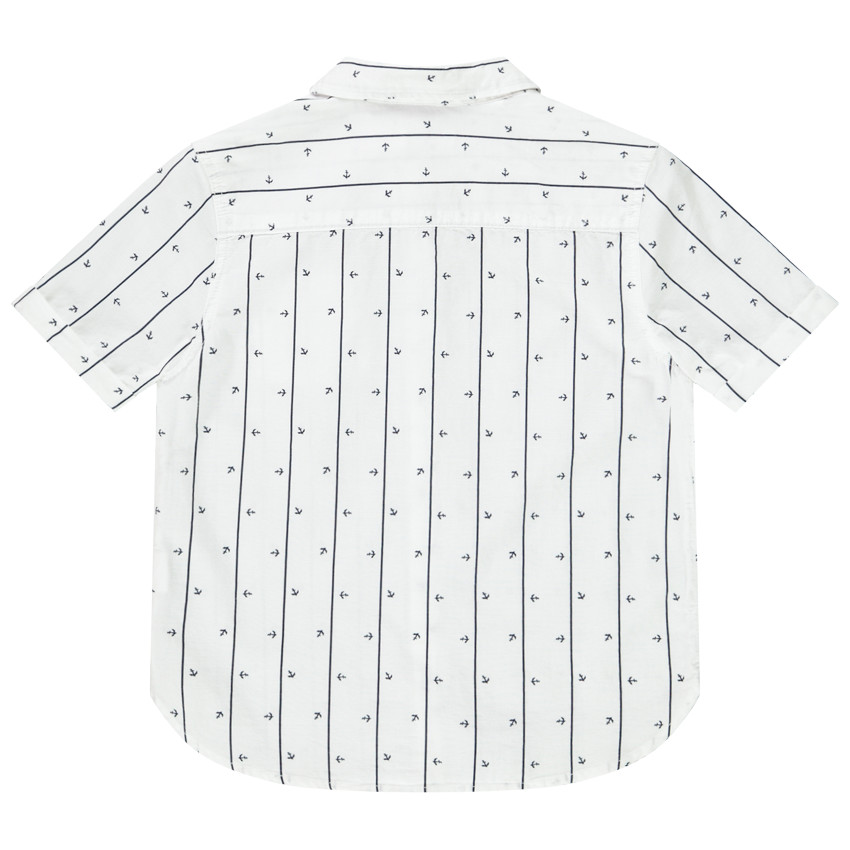 Chemise manches courtes à rayures pour garçon 