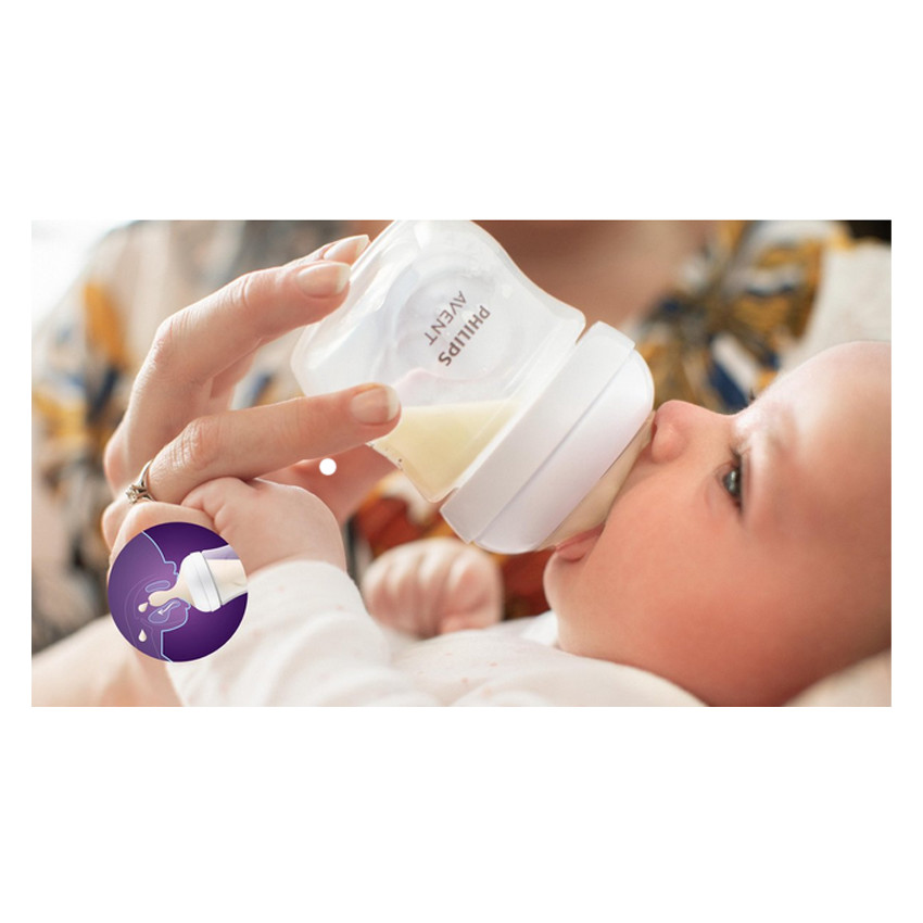 Tétine Natural Response débit lent - 0m+ - Transparent (Philips Avent) - Image 6