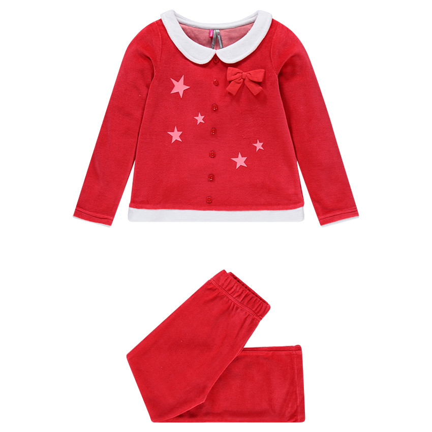 Pyjama de Noël en velours  
