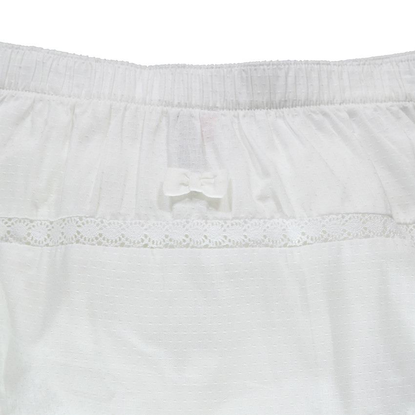 Ensemble de cérémonie robe et culotte en tissu façonné 