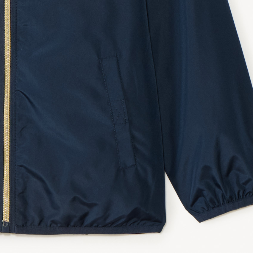 Coupe-vent à capuche en toile imperméable pour fille 