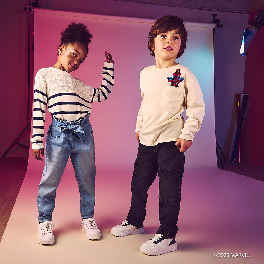 T-shirt manches longues Spider-Man Marvel pour garçon 