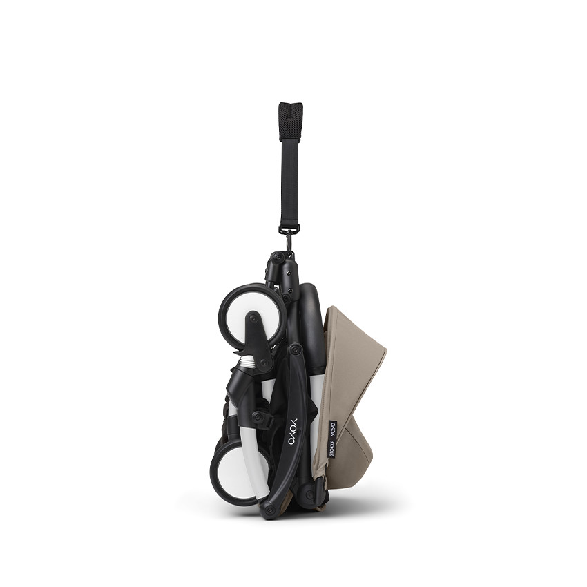 Poussette Stokke® YOYO³ à partir de 6 mois - cadre blanc/taupe 