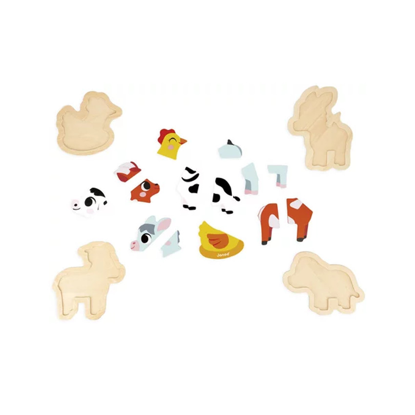 Puzzles évolutifs Ferme 