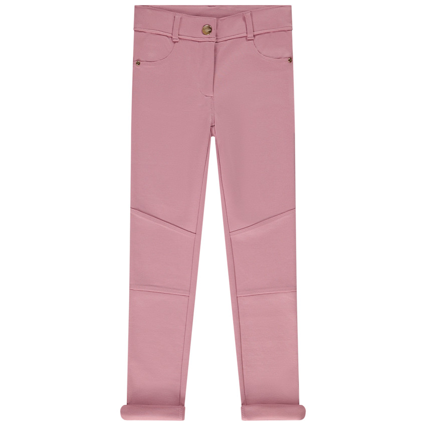 Pantalon skinny esprit équitation pour fille 