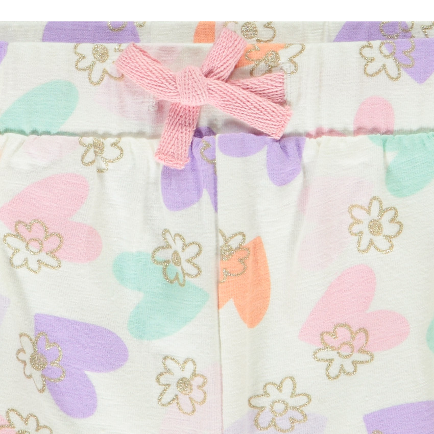 Short de sport imprimé fantaisie pour bébé fille 