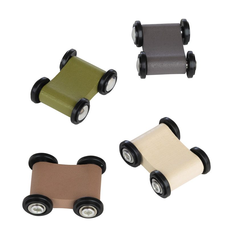 Toboggan à voitures en bois Little Savane 