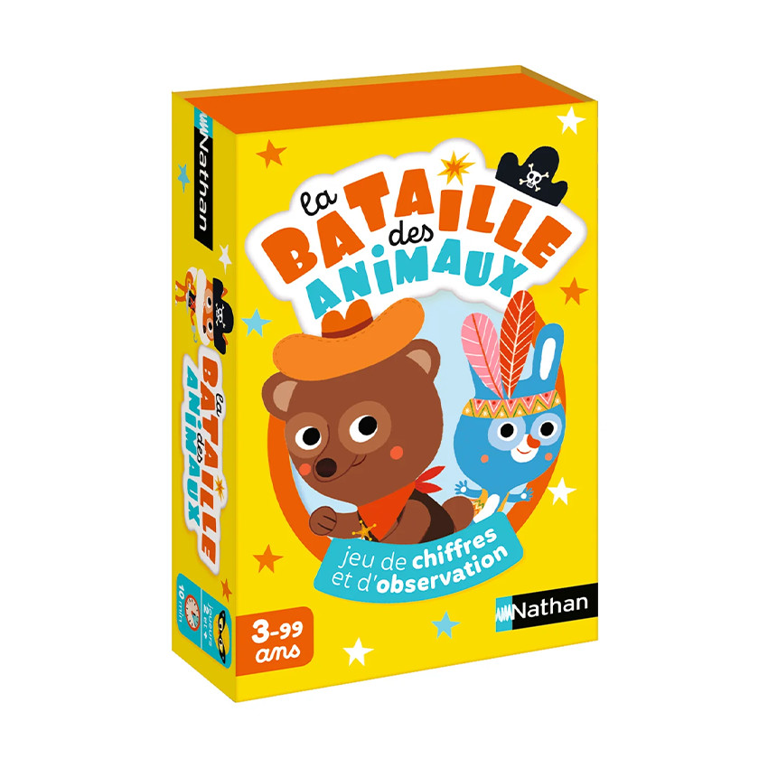 Jeu de cartes La bataille des animaux 