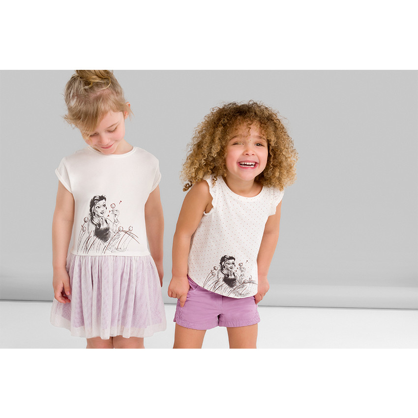 Robe effet 2 en 1 print Disney Belle 