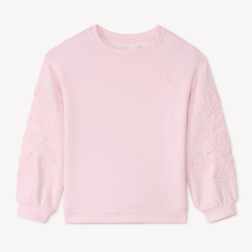 Sweat molleton oversize avec cording pour fille