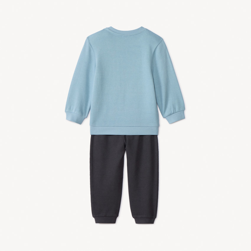 Ensemble sweat animaux de la savane + jogging pour bébé garçon 