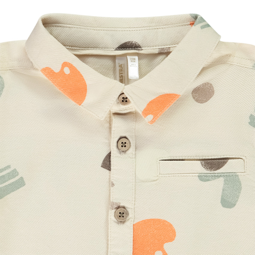 Ensemble 2 pièces avec chemise imprimée pour bébé garçon 