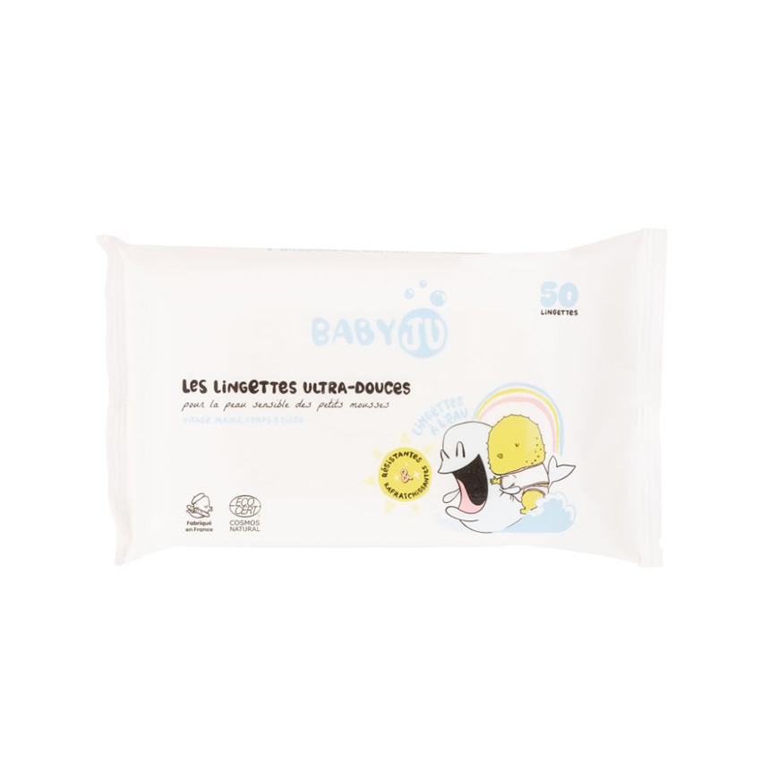 Lingettes à l'eau ultra-douces x50 