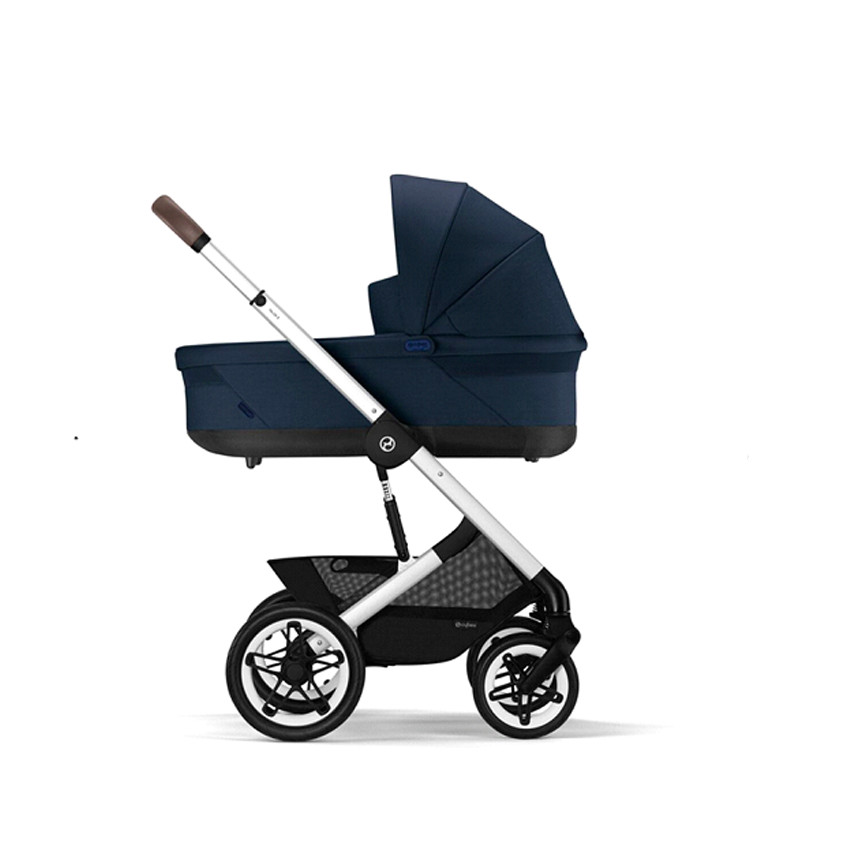 Poussette Talos S Lux Châssis Silver - Ocean Blue 