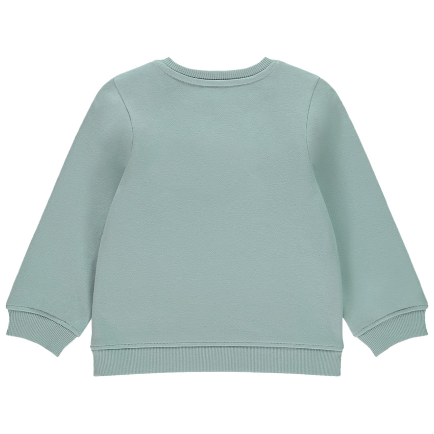 Sweat manches longues avec motif brodé effet bouclette bébé garçon  