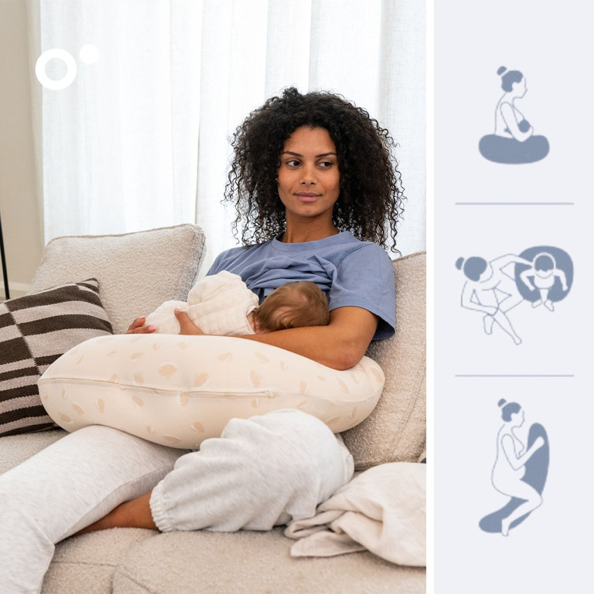 Coussin de grossesse & d'aillaitement Twisty 2-en-1 Sweety Cream  
