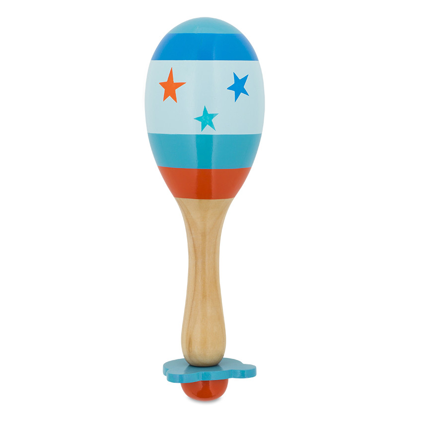 Maraca grand modèle - Bleu Main Maraca grand modèle - Bleu
