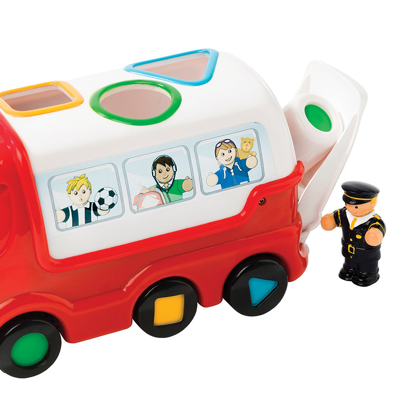 Jouet 2 en 1 bus des formes à friction 