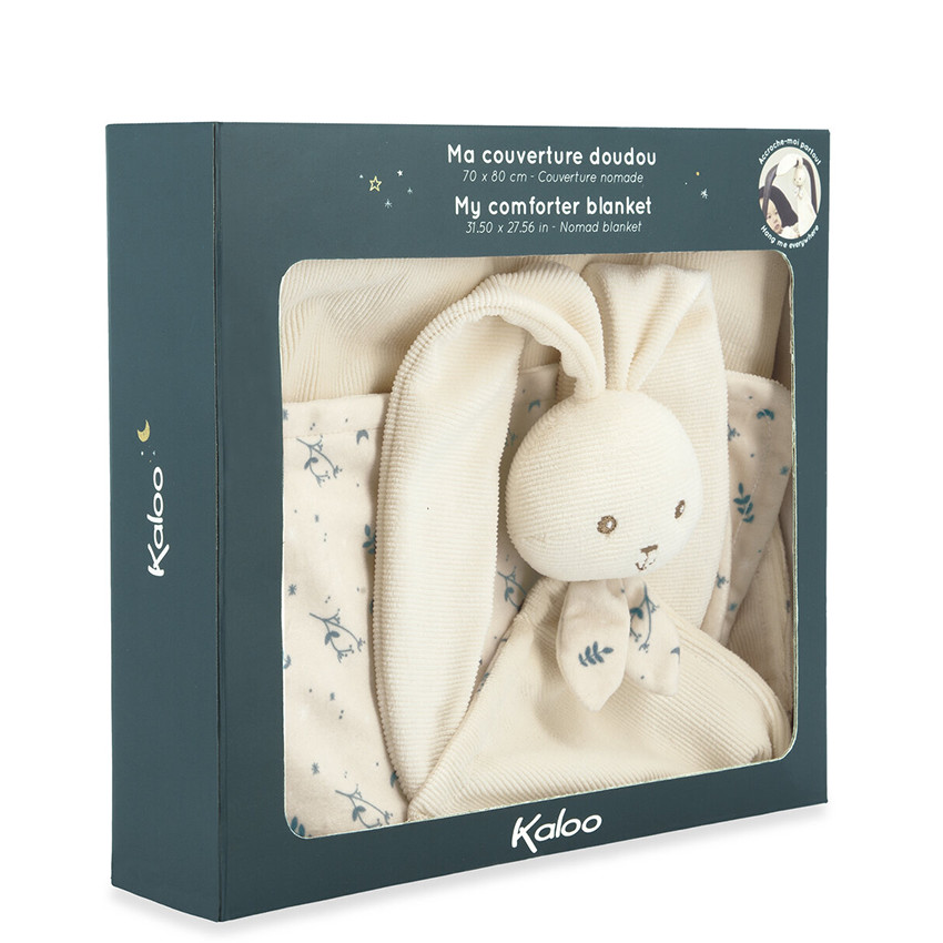 Couverture doudou Lapin Crème 