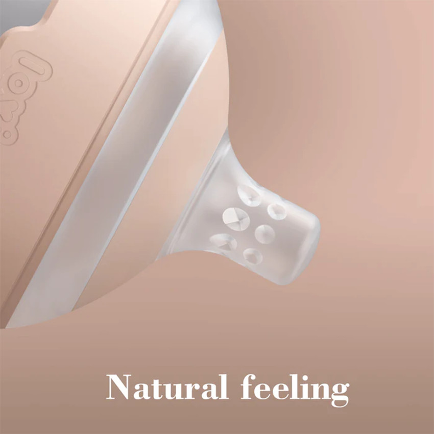 Biberon Mammafeel 150ml - Nude (Difrax) - Image 3