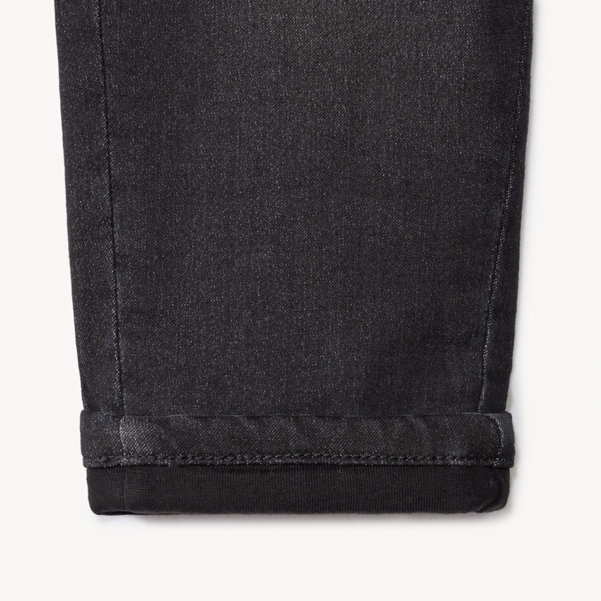 Jean effet denim uni doublé en jersey pour bébé garçon  