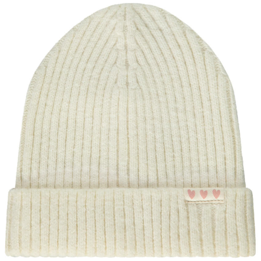 Bonnet côtelé uni pour fille