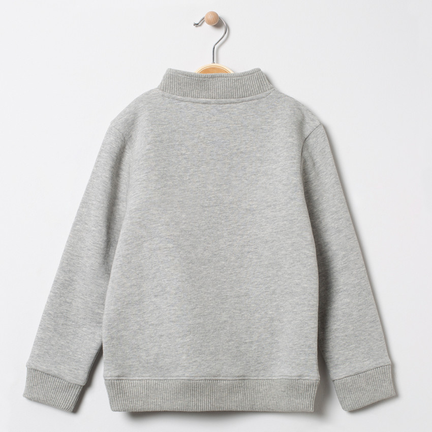 Sweat en molleton zippé avec print Cars 